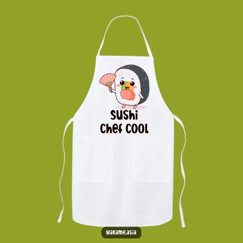 Funny Sushi Roll Apron, Fan Breeze, Playful Kitchen Gift