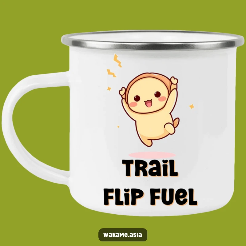 Adventure-Ready Funny Dim Sum Acrobat Camping Mug: Fuel Your Fun