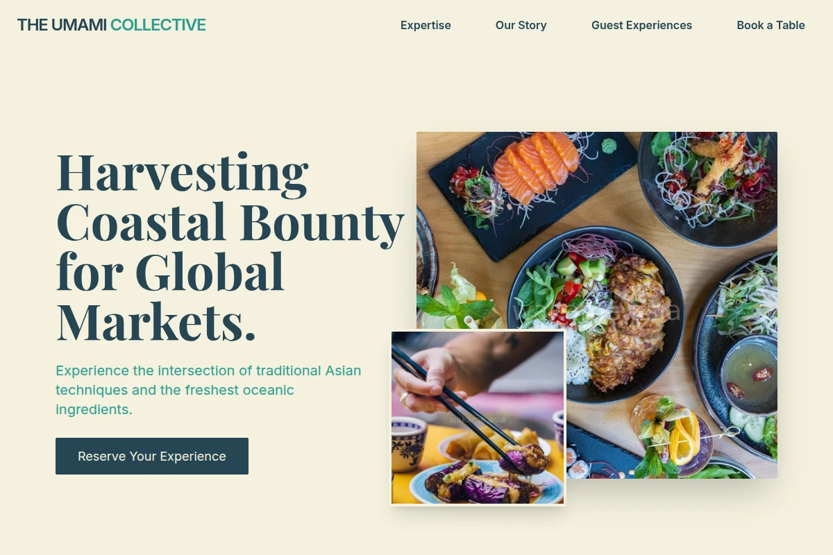 Chef Asian Fusion Food