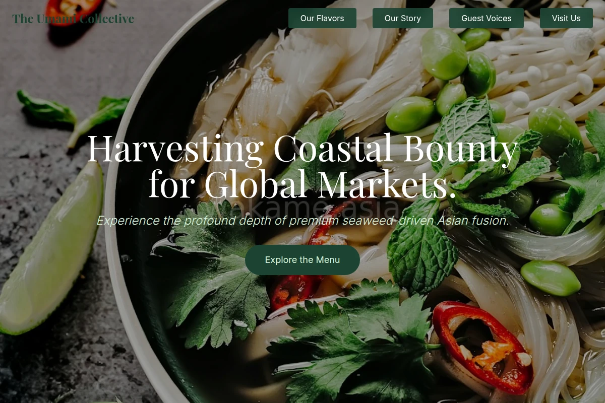Seaweed Asian Fusion Food
