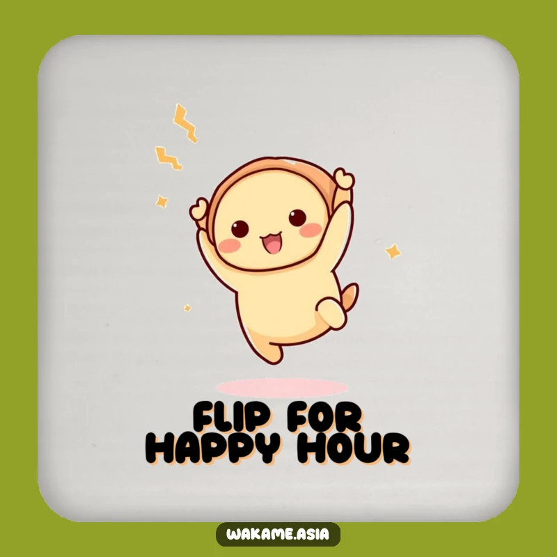 Funny Dim Sum Acrobat Drink Coaster Set: Protect Surfaces with Style