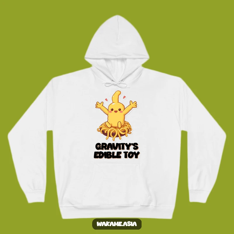Cozy Funny Tempura Noodle Slide Hoodie: Snuggle Up with Deliciously Hilarious Comfort.