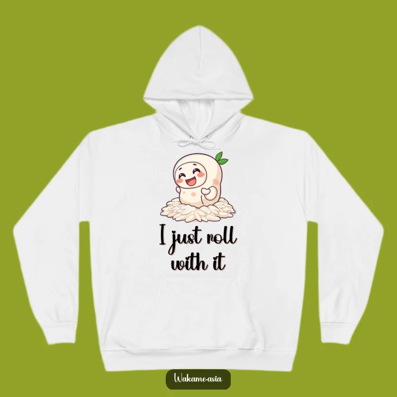 Cozy Funny Spring Roll Rice Hoodie: Warmth Meets Wacky Food Adventures
