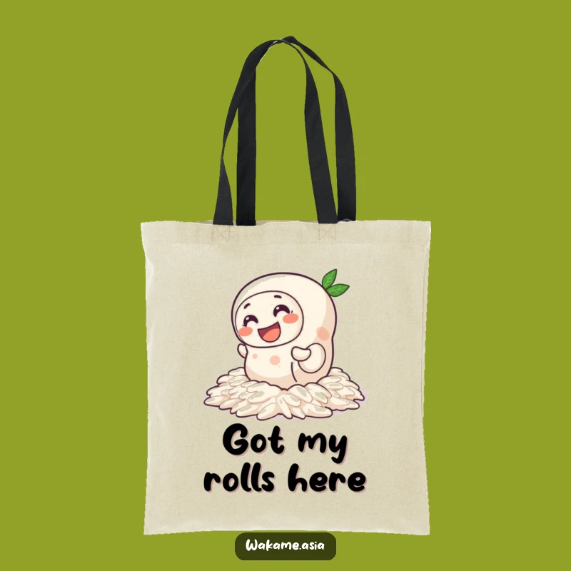 Funny Spring Roll Rice Tote Bag: Carry Your Essentials with Culinary Charm